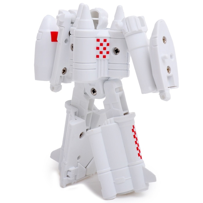 Робот &laquo;Ракета&raquo;, трансформируется, с металлическими элементами