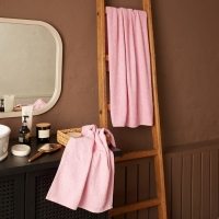 Полотенце махровое Экономь и Я 70*140 см, цв. розовый, 100% хлопок, 320 гр/м2 Полотенце махровое Экономь и Я 70*140 см, цв. розовый, 100% хлопок, 320 гр/м2