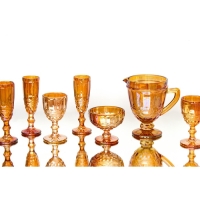 Кувшин для воды стеклянный Magistro «Ла-Манш», 1,1 л, 14×20 см, цвет янтарный Кувшин для воды стеклянный Magistro «Ла-Манш», 1,1 л, 14×20 см, цвет янтарный