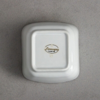 Соусник квадратный &laquo;Волна&raquo;, 250 мл, фарфор, Иран