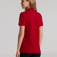 Рубашка поло женская Sunset красная, размер XL