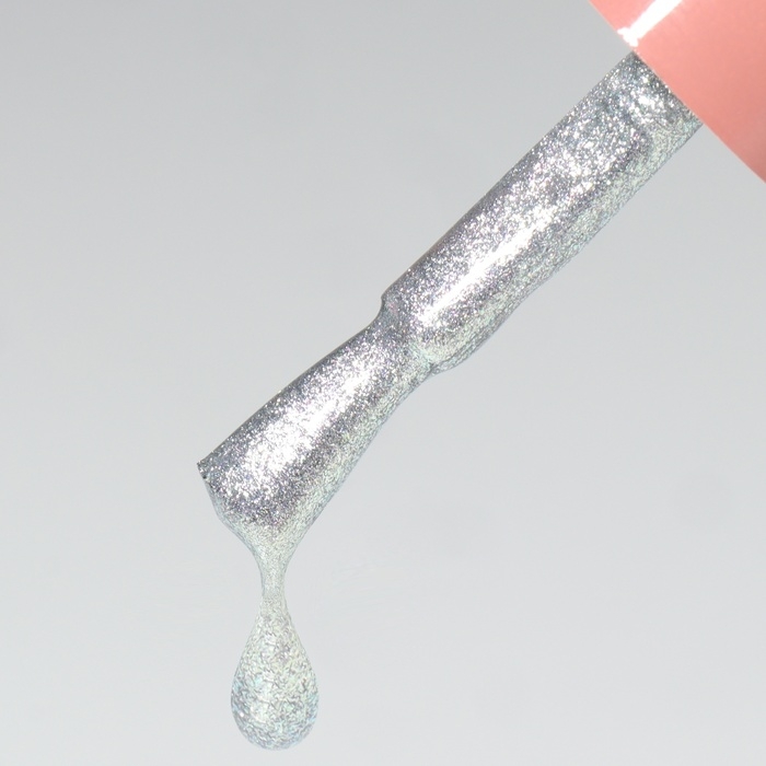 Гель лак для ногтей &laquo;CAT`S EYE PEARL&raquo;, 3-х фазный, 10 мл, LED/UV, цвет серебристый (57)