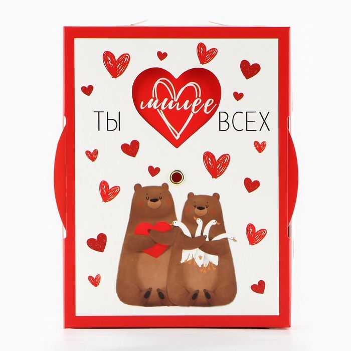 Коробка складная &laquo;Любовь &raquo;, 16 х 12 х 5 см