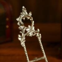 Мини мольберт "Идеал" серебро 24х10х4 см Мини мольберт "Идеал" серебро 24х10х4 см