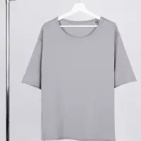 Футболка оверсайз унисекс Vozduh, светло-серая, размер XS/S Футболка оверсайз унисекс Vozduh, светло-серая, размер XS/S