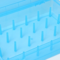 Органайзер для ниток, 24 ячейки, 28&times;19,5&times;6 см, цвет МИКС