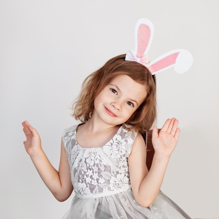 Новый год! Ободок для волос карнавальный &laquo;Милашка&raquo;, ушки зайчика