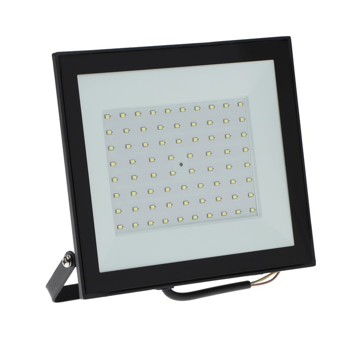 Прожектор светодиодный IN HOME СДО-7, 100 Вт, 230 В, 6500 К, IP 65, черный