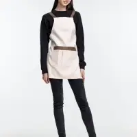 Фартук Settle In, светло-бежевый (молочный)