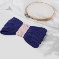 Набор ниток мулине №820, 8 &plusmn; 1 м, 6 шт, цвет чистый синий