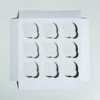 Коробка для капкейков &laquo;С Новым Годом!&raquo; 25 х 25 х 10 см, Новый год