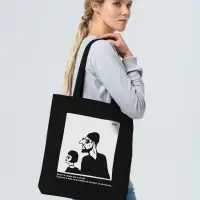 Холщовая сумка «Леон», черная Холщовая сумка «Леон», черная