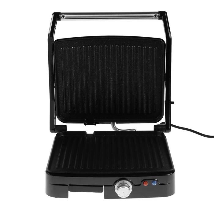 Гриль электрический Zelmer ZPR2000, 2200 Вт, антипригарное покрытие, 29х23 см, чёрно-серый Гриль электрический Zelmer ZPR2000, 2200 Вт, антипригарное покрытие, 29х23 см, чёрно-серый