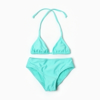 Купальник раздельный для девочек, цвет бирюзовый, рост 122-128 см Купальник раздельный для девочек, цвет бирюзовый, рост 122-128 см