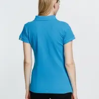 Рубашка поло женская Virma Premium Lady, бирюзовая, размер 3XL