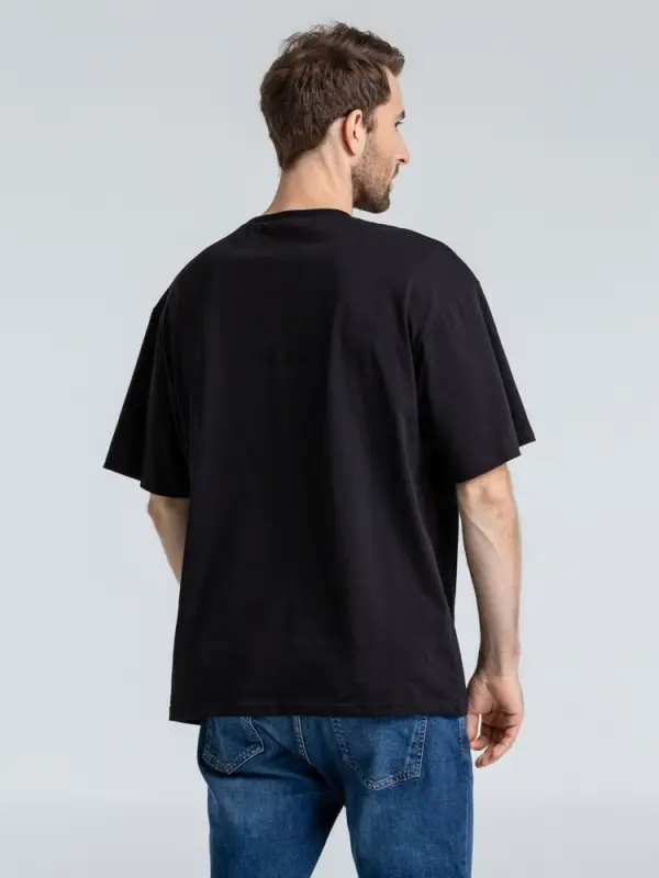 Футболка оверсайз &laquo;Чистая соль&raquo;, черная, размер XS/S (44-46)