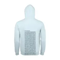 Худи &laquo;Почти полный Пи&raquo;, голубое, размер S