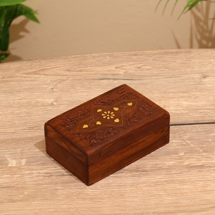 Шкатулка дерево Шкатулка дерево "Муза" 15х10х6