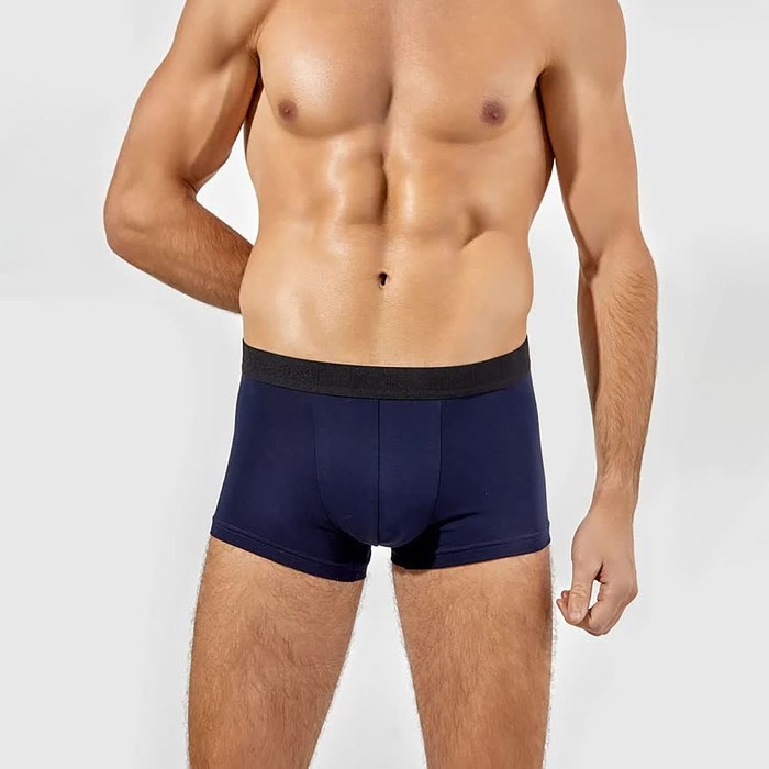 Трусы мужские боксеры, цвет тёмно-синий, размер 46 (S)