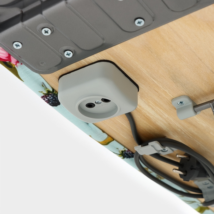 Доска гладильная &laquo;Nika&raquo;, 122&times;40 см, высота до 90 см, европодставка, рисунок МИКС