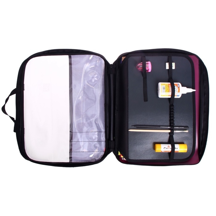 Папка для труда А4, 335 х 260 х 60 мм, с ручками, текстиль, ПВХ, с наполнением 13 предметов, Calligrata, ПТР-111, Папка для труда А4, 335 х 260 х 60 мм, с ручками, текстиль, ПВХ, с наполнением 13 предметов, Calligrata, ПТР-111, "Тачка"