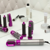 Мультистайлер Luazon LW-17, 1000 Вт, керамическое покрытие, 5 насадок, до 120 &deg;C