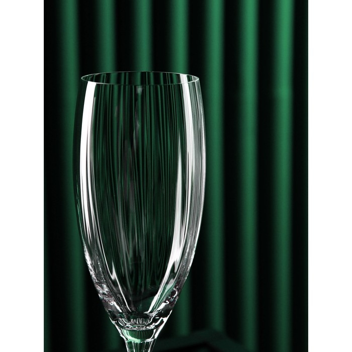 Набор бокалов для шампанского &laquo;Магнолия&raquo;, 6 шт, 210 мл