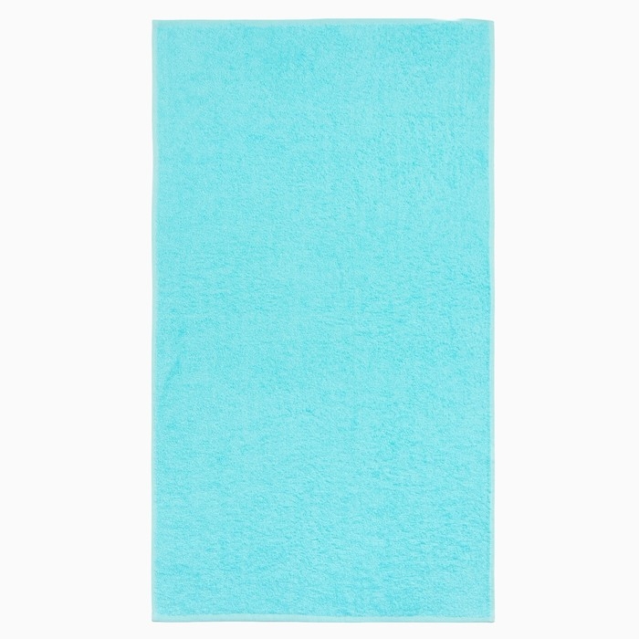 Полотенце махровое Экономь и Я 30*60 см, цв. голубой, 100% хлопок, 320 гр/м2
