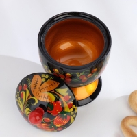 Поставок на ножке, 9×13 см, хохлома Поставок на ножке, 9×13 см, хохлома