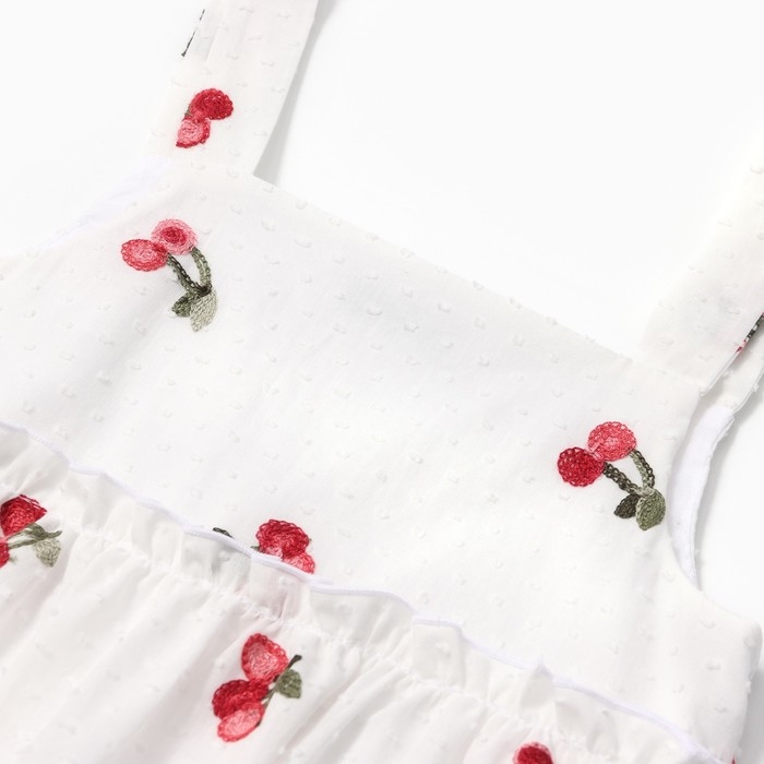 Сарафан для девочки MINAKU, цвет белый, рост 140 см