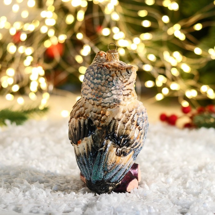 Елочное украшение Елочное украшение "Сова" 14 см