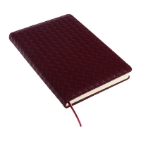 Ежедневник недатированный A5 136 листов кожзам deVENTE. Clair, твердая обложка с поролоном, перфорация, ляссе, блок 70, бордовый Ежедневник недатированный A5 136 листов кожзам deVENTE. Clair, твердая обложка с поролоном, перфорация, ляссе, блок 70, бордовый