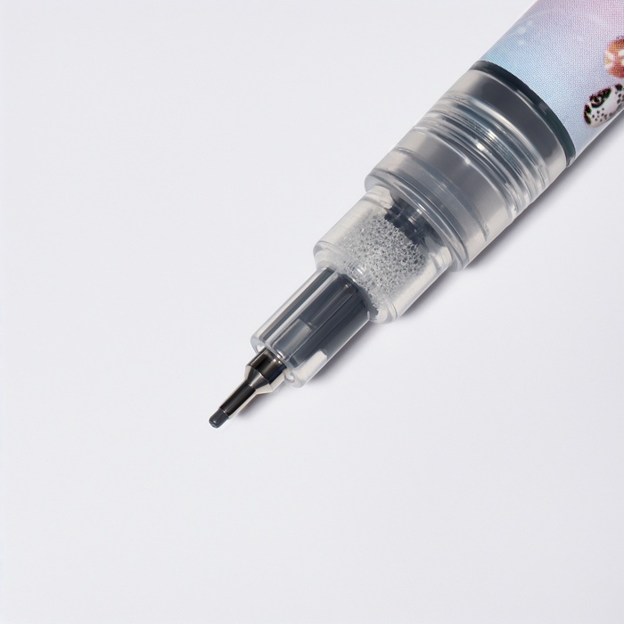 Маркер для дизайна ногтей, тонкий, акриловый, 13,7 см, цвет чёрный Маркер для дизайна ногтей, тонкий, акриловый, 13,7 см, цвет чёрный