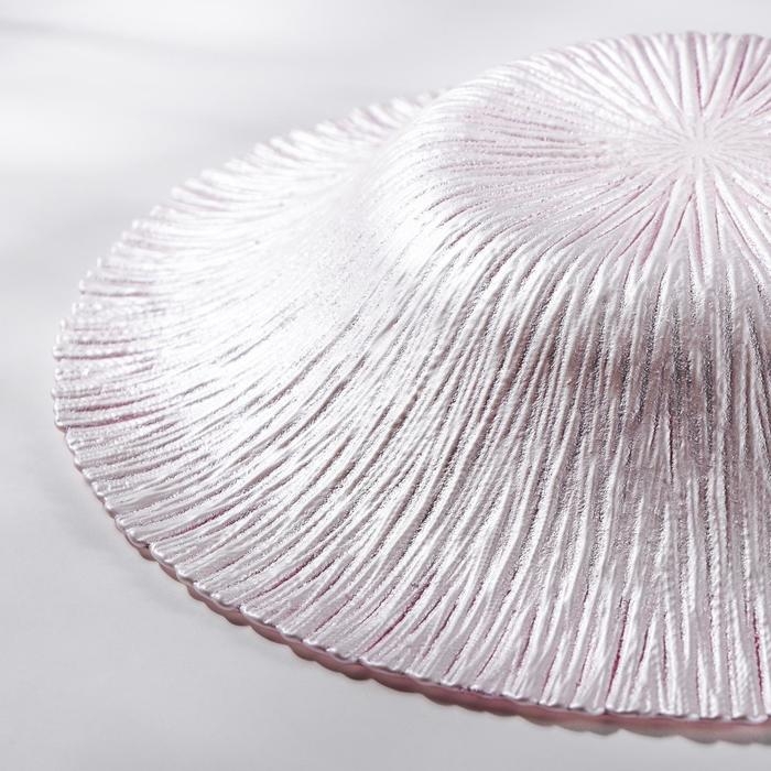 Блюдо сервировочное «Аметист», d=30 см, цвет розовый Блюдо сервировочное «Аметист», d=30 см, цвет розовый