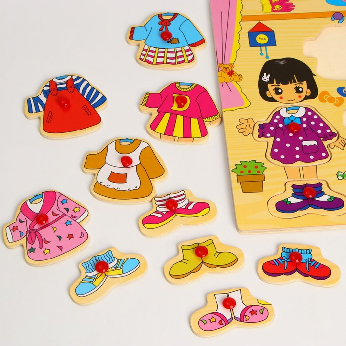 Рамка-вкладыш &laquo;Переодень Дашу&raquo;, 12 элементов