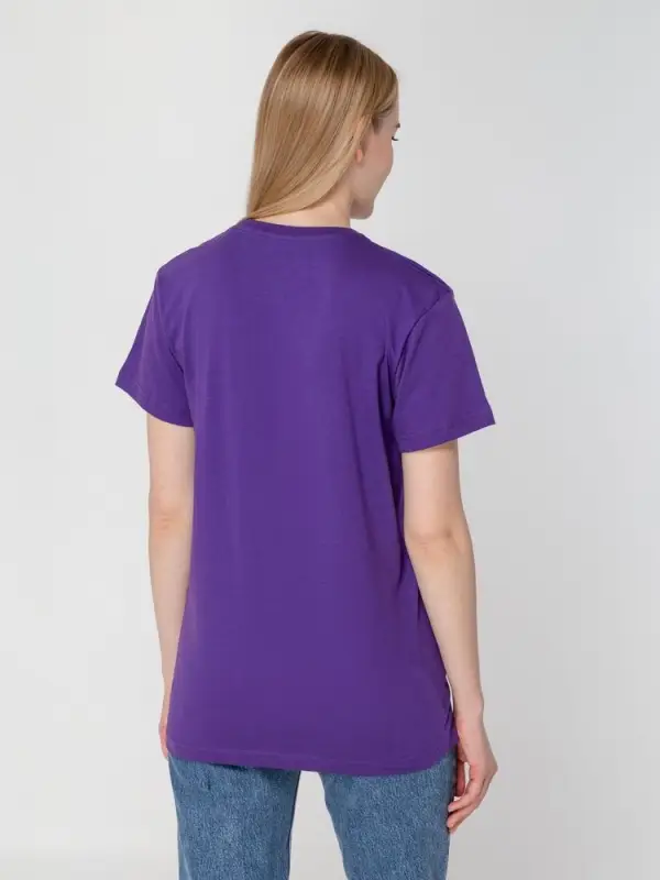 Футболка унисекс T-bolka 160, фиолетовая, размер S