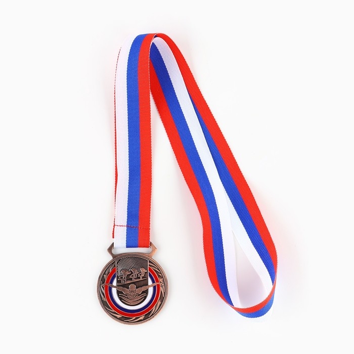 Медаль тематическая 193, «Плавание», d= 5 см. Цвет бронза. С лентой Медаль тематическая 193, «Плавание», d= 5 см. Цвет бронза. С лентой