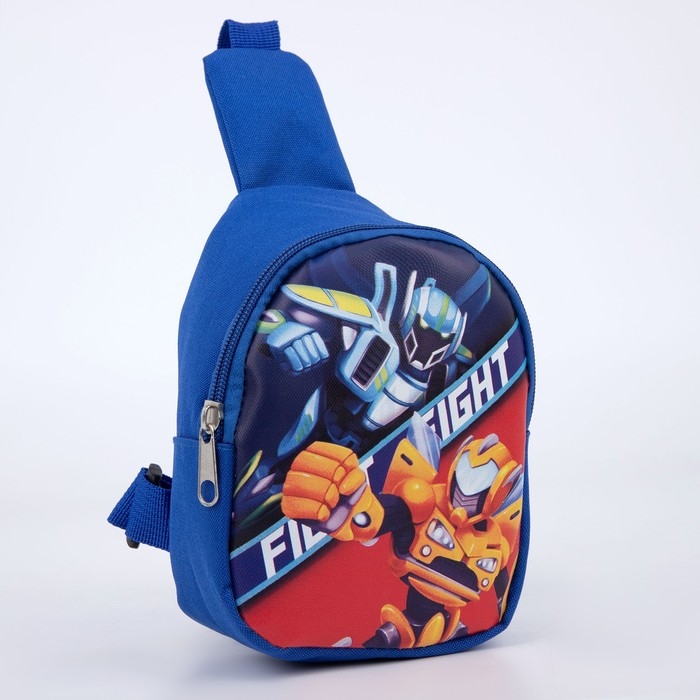 Сумка детская для мальчика через плечо &laquo;Роботы&raquo; 8 см х 13 см х 17 см