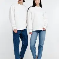 Свитшот оверсайз унисекс True Self, молочно-белый, размер M Свитшот оверсайз унисекс True Self, молочно-белый, размер M