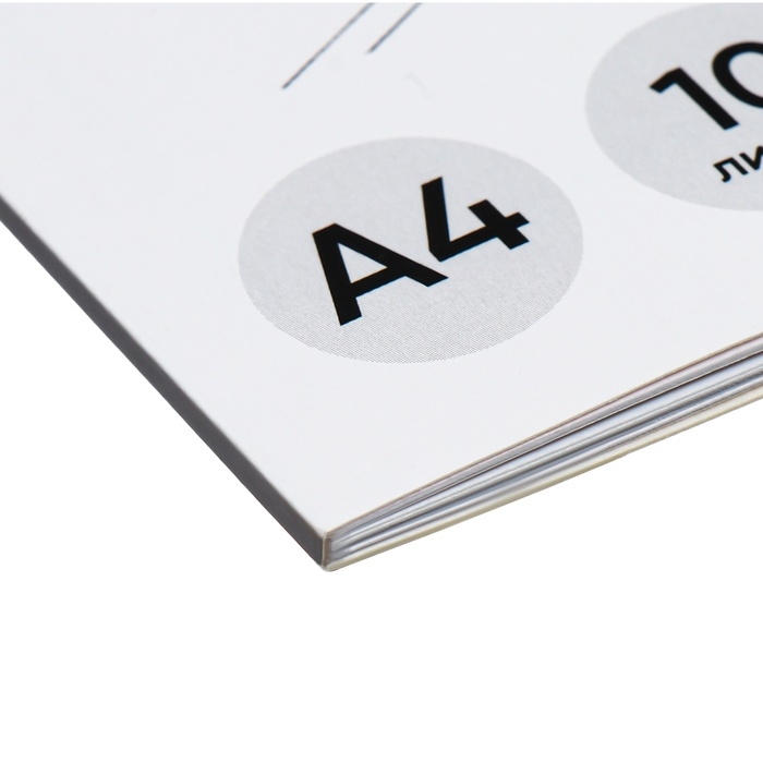 Альбом для черчения А4, 10 листов, блок 200 г/м&sup2;, на клею, ErichKrause, вертикальная рамка