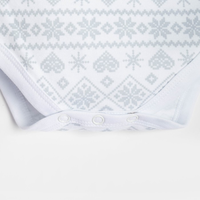 Боди-платье Крошка Я "Первый НГ", рост 80-86 см, белый