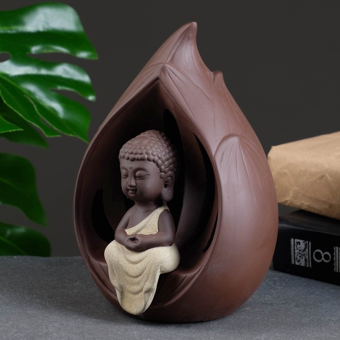 Подставка для благовоний Подставка для благовоний "Будда" 18х12см, с подсветкой, батарейки LR44