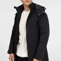 Куртка-парка унисекс Sfera, черная, размер M