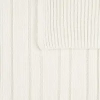 Шарф Knit Beat, белый (молочный)