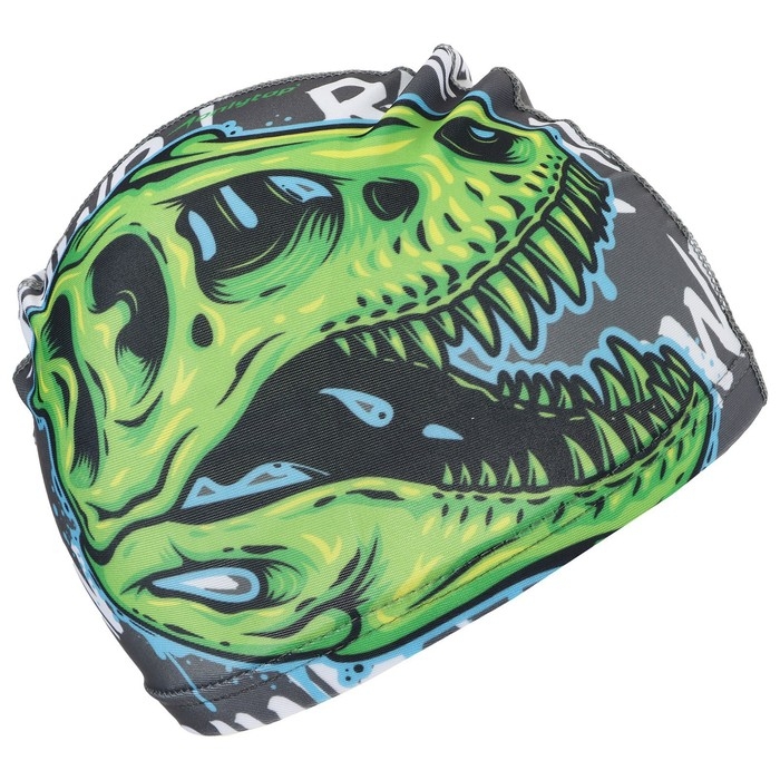 Шапочка для плавания детская ONLYTOP &laquo;Череп&raquo;, тканевая, обхват 46-52 см