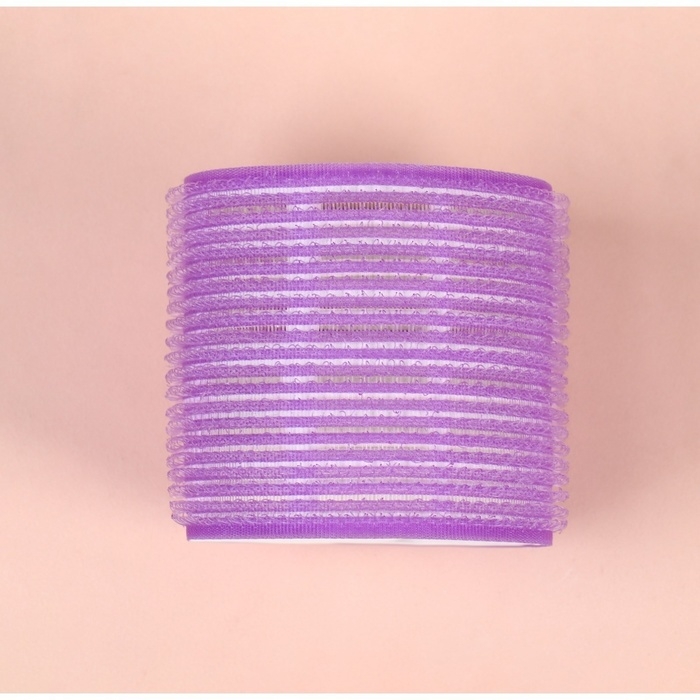 Бигуди &laquo;Липучка&raquo;, d = 6 см, в косметичке, 6 шт, цвет МИКС