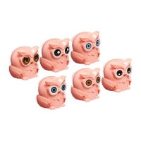 Точилка механическая с контейнером Сова Персиковая Точилка механическая с контейнером Сова Персиковая