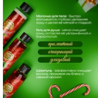 Новогодний подарочный набор косметики «Новогодние огни», с ароматом миндаля и мяты. Красная серия. Новогодний подарочный набор косметики «Новогодние огни», с ароматом миндаля и мяты. Красная серия.