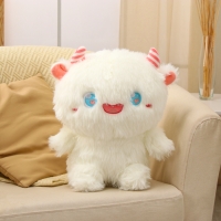 Мягкая игрушка &laquo;Монстрик&raquo;, с рожками, 40 см, цвет белый