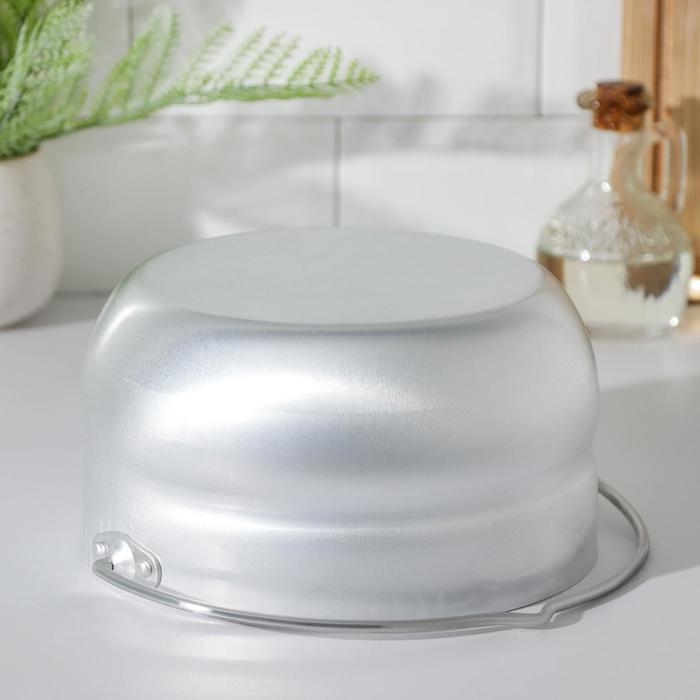 Котелок алюминиевый туристический, 3 л, алюминиевая крышка Котелок алюминиевый туристический, 3 л, алюминиевая крышка